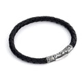 Single Lock Long Ms Bracelet in Sterling Silver