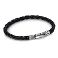 Single Lock Long Ms Bracelet in Sterling Silver
