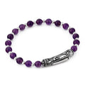 Single Lock Engraved G.s. Bracelet in Sterling Silver