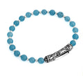 Single Lock Engraved G.s. Bracelet in Sterling Silver