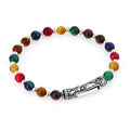 Single Lock Engraved G.s. Bracelet in Sterling Silver