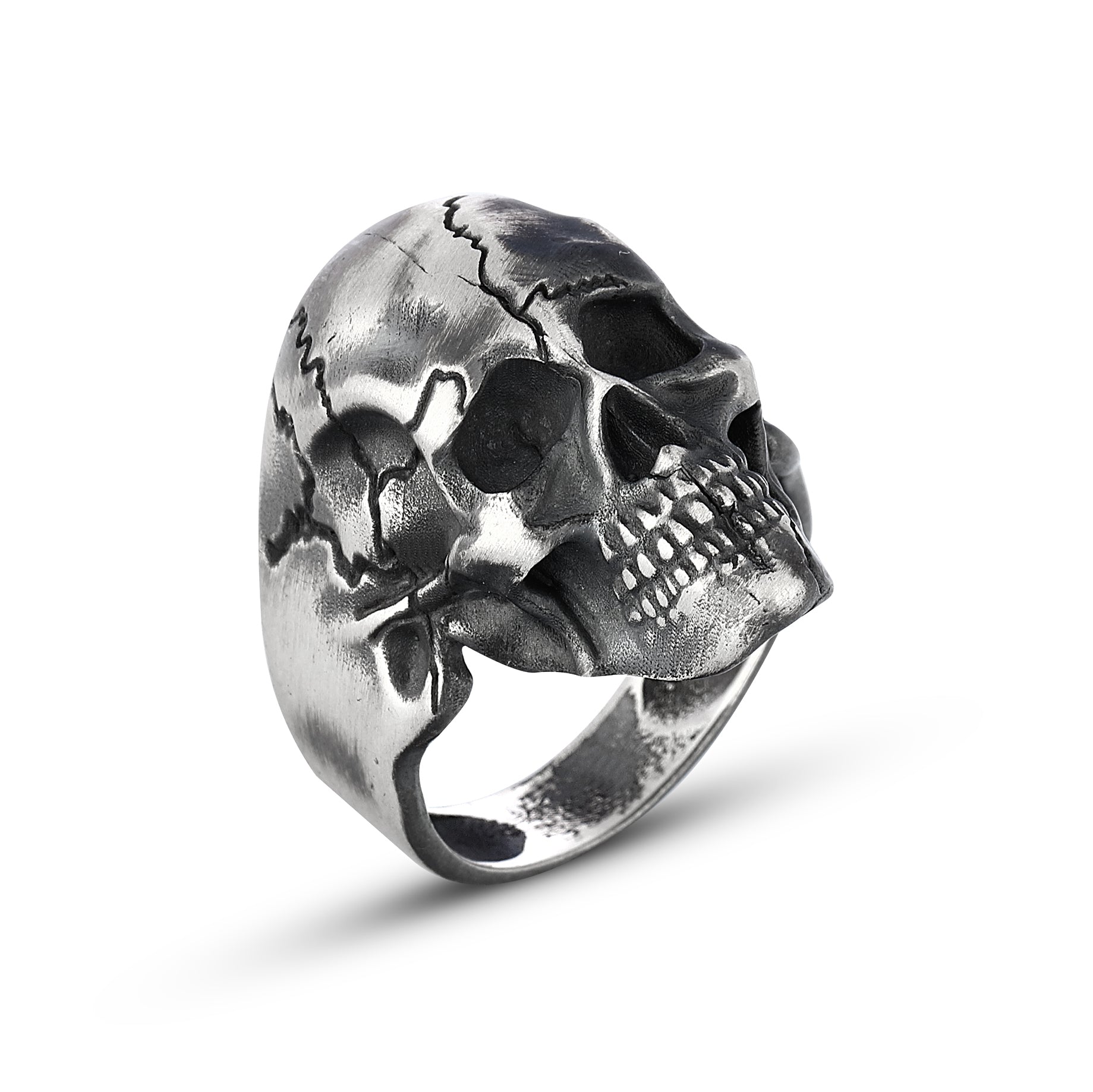 Skull Ring in Sterling Silver