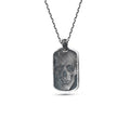 Skull Necklace in Sterling Silver