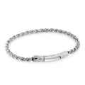 Sl-s Long Auger Chain Bracelet in Sterling Silver