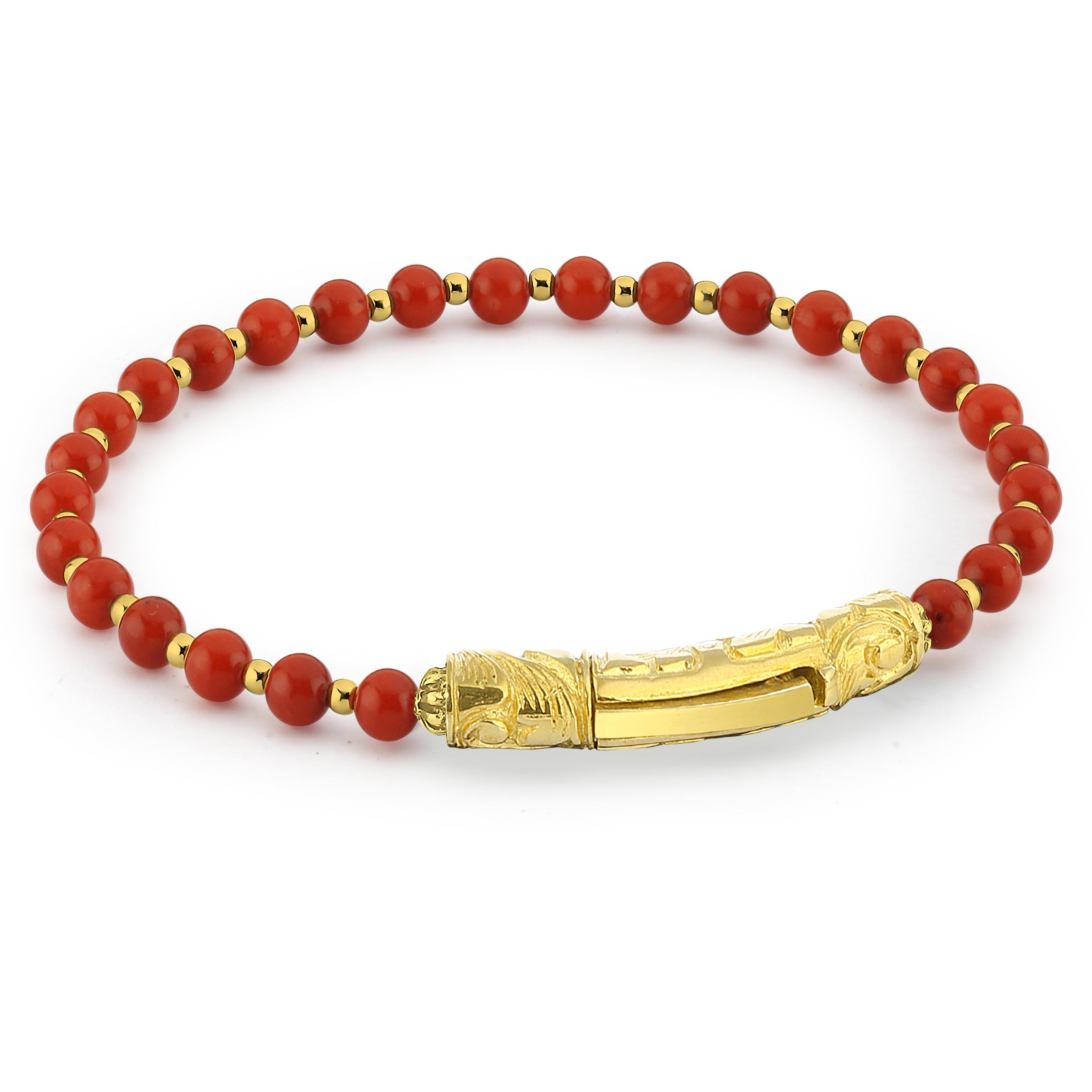 Sl-s Long Gem Stone Bracelet in Sterling Silver