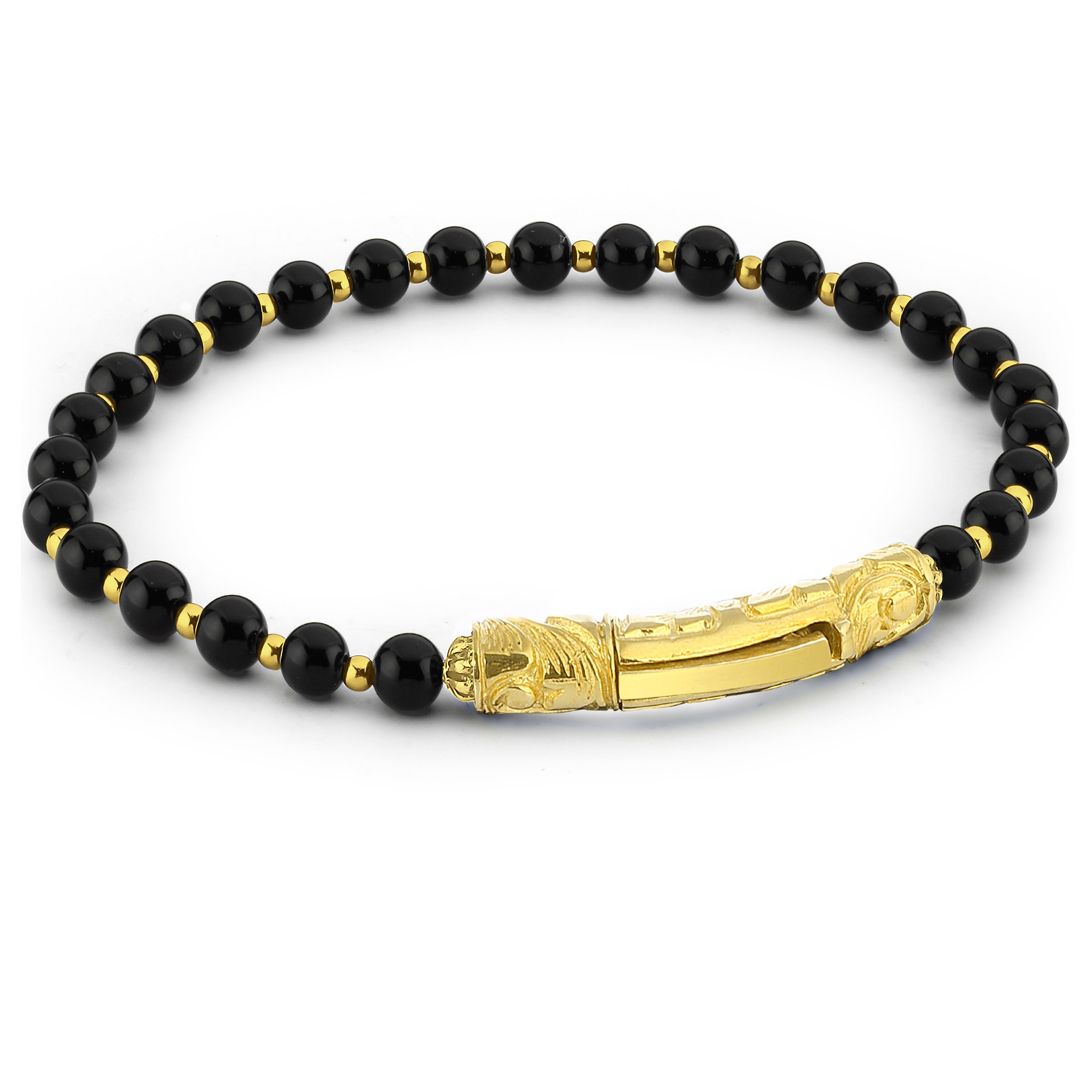 Sl-s Long Gem Stone Bracelet in Sterling Silver