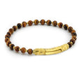 Sl-s Long Gem Stone Bracelet in Sterling Silver