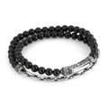 Sl M-arc Chain Gem Stone Bracelet in Sterling Silver