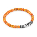 Sl Evgraved Variscite Bracelet in Sterling Silver