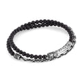 Sl S-arc Chain Gem Stone Bracelet in Sterling Silver