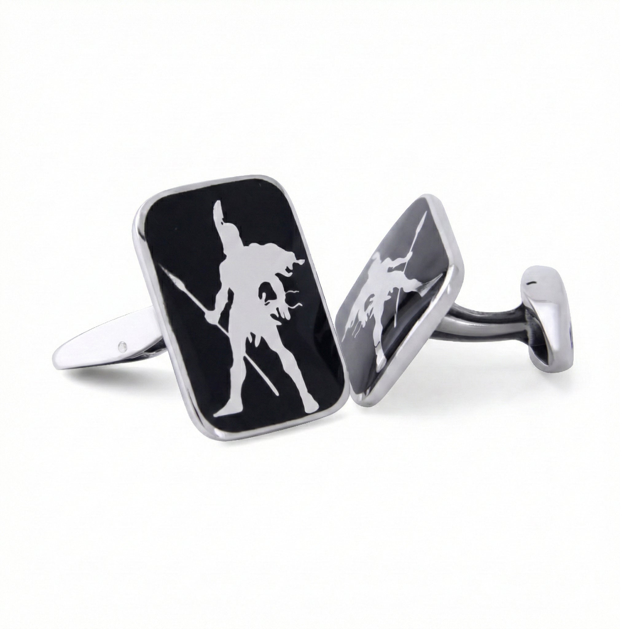 Spartan Cufflinks in Sterling Silver
