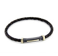 Single Lock Square-s Bubble 14K Sterling Silver in Sterling Silver & 14K Gold