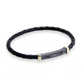 Single Lock Square-s Bubble Black Diamond 14K Sterling Silver in Sterling Silver & 14K Gold