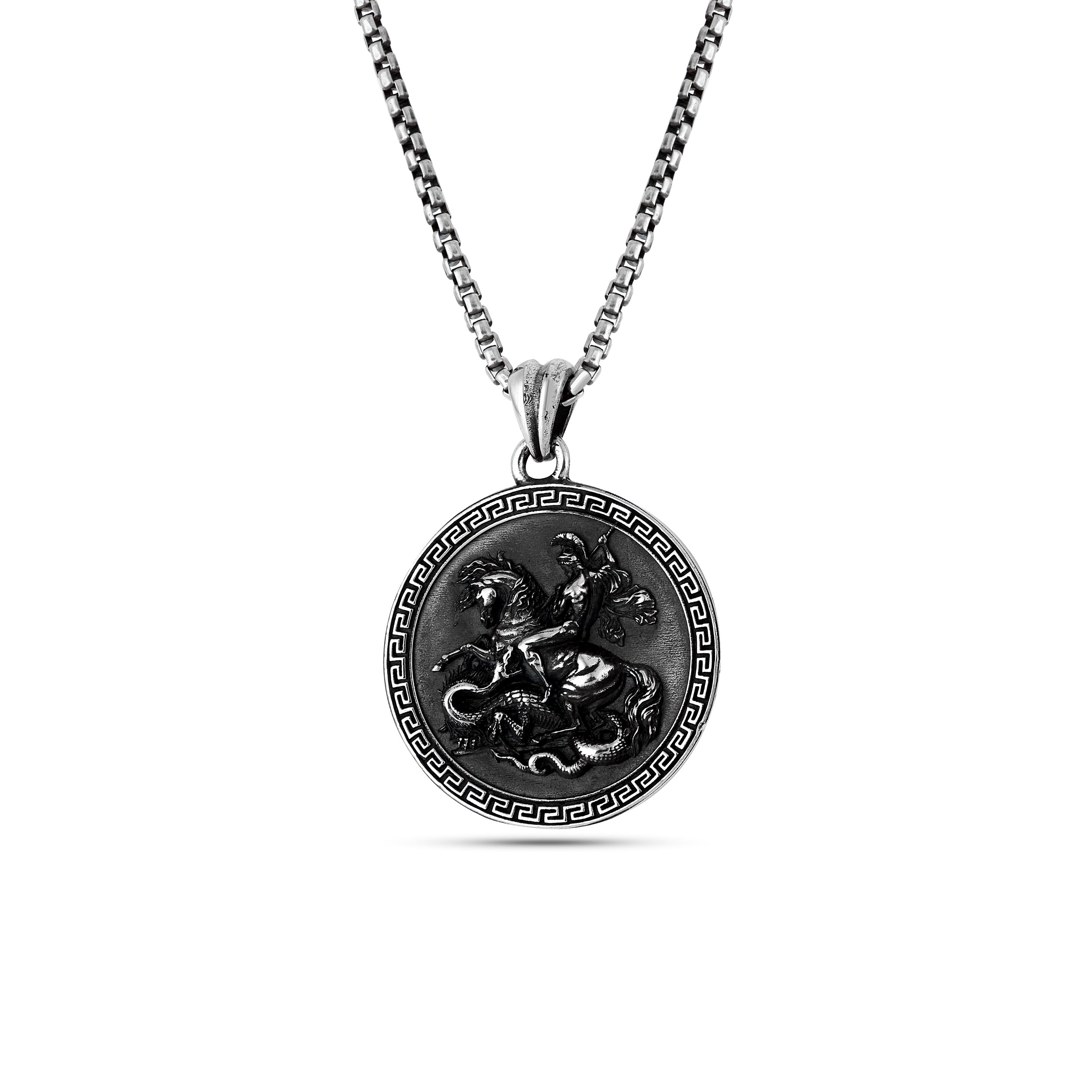 St. George Dy Necklace in Sterling Silver