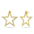Star-xl Earring in Sterling Silver