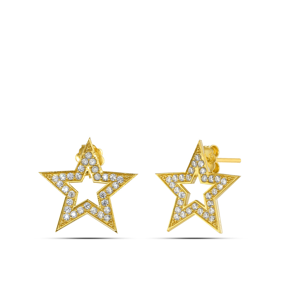 Star-s Earring in Sterling Silver