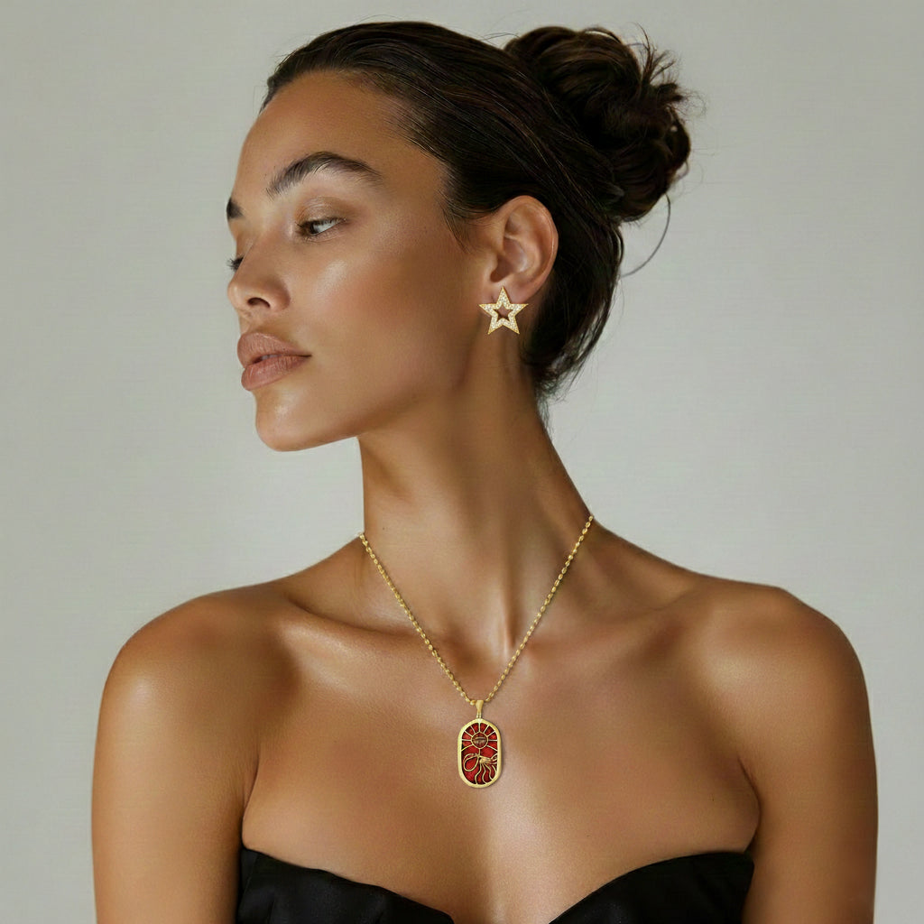Star-s Earring in Sterling Silver