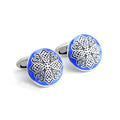Tankan Cufflinks in Sterling Silver
