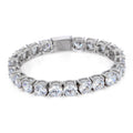 Tennis 8 Bracelet in Sterling Silver
