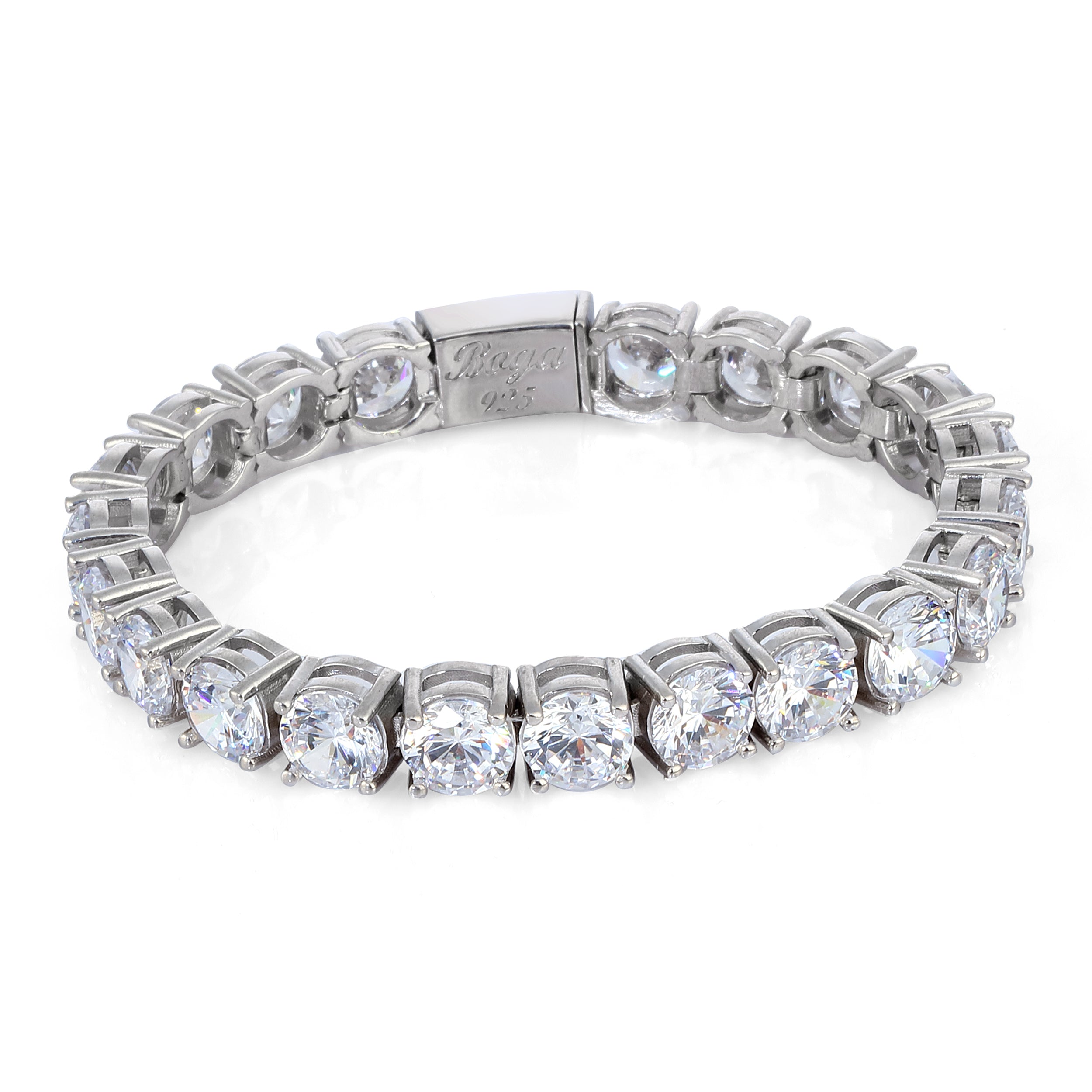 Tennis 8 Bracelet in Sterling Silver