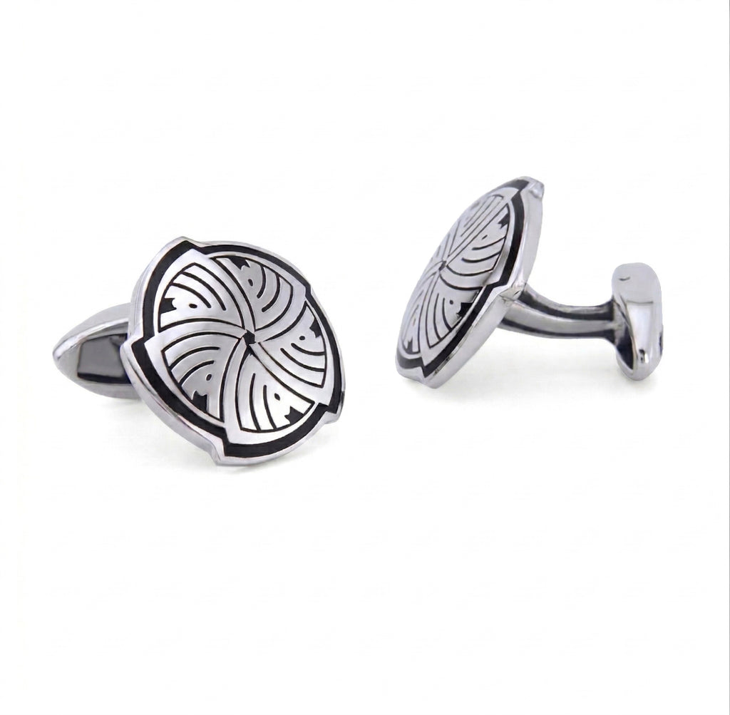 The Creator Cufflinks in Sterling Silver