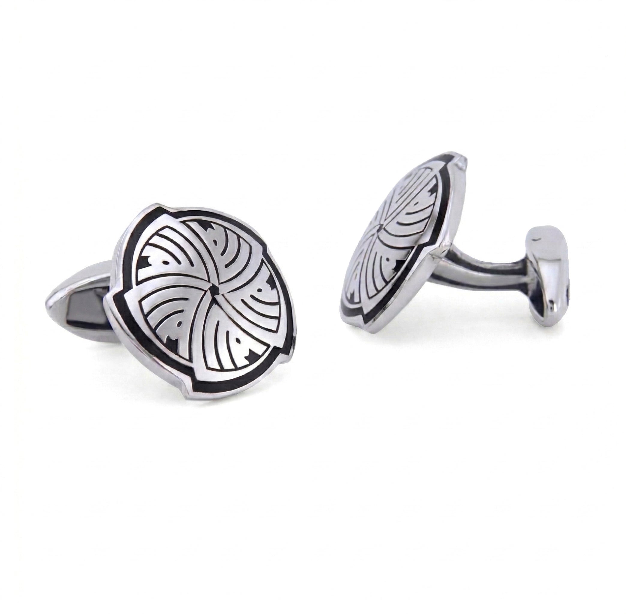 The Creator Cufflinks in Sterling Silver