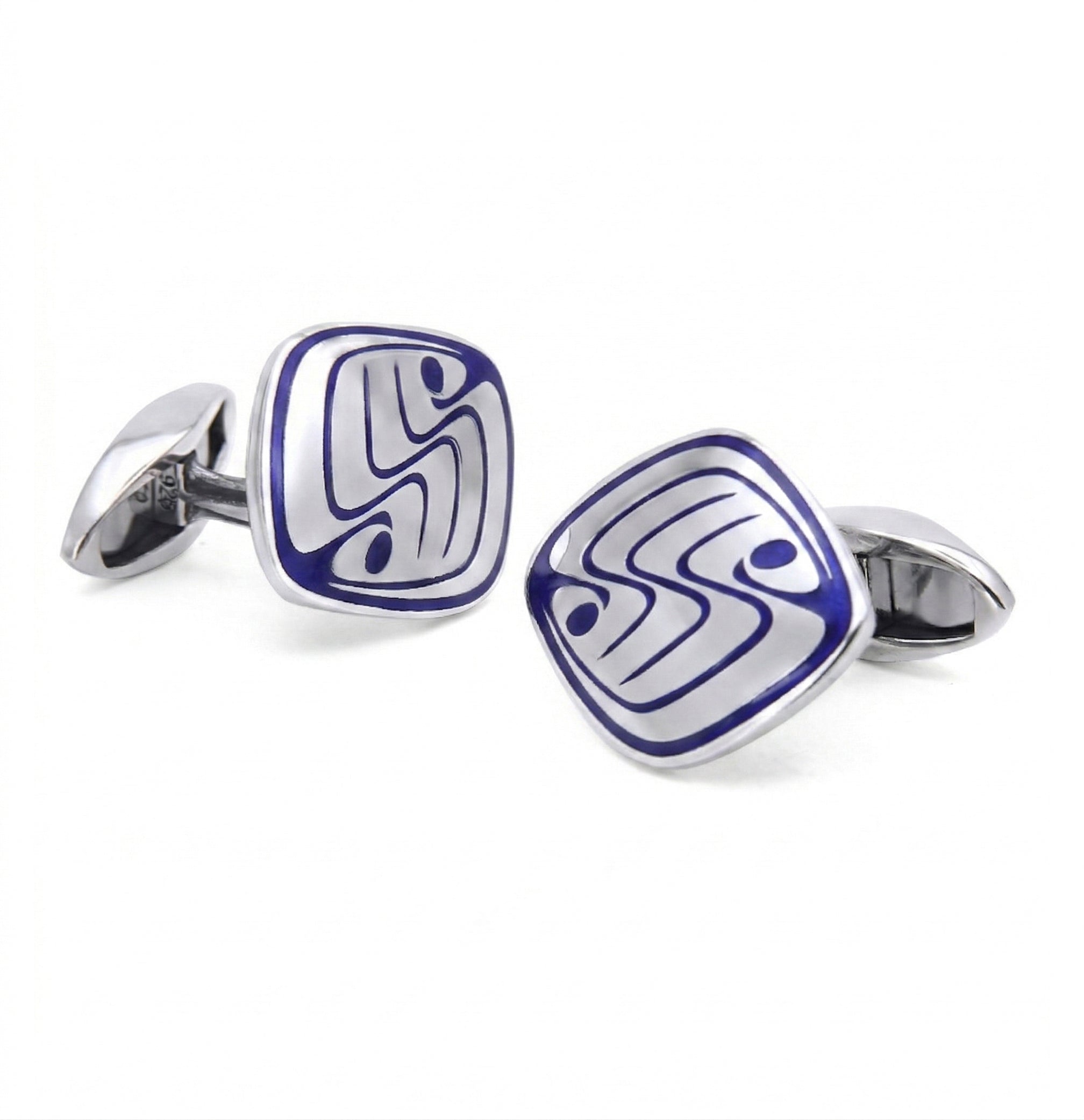 The Gracious Cufflinks in Sterling Silver