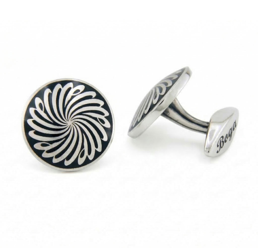 The Majestic Cufflinks in Sterling Silver