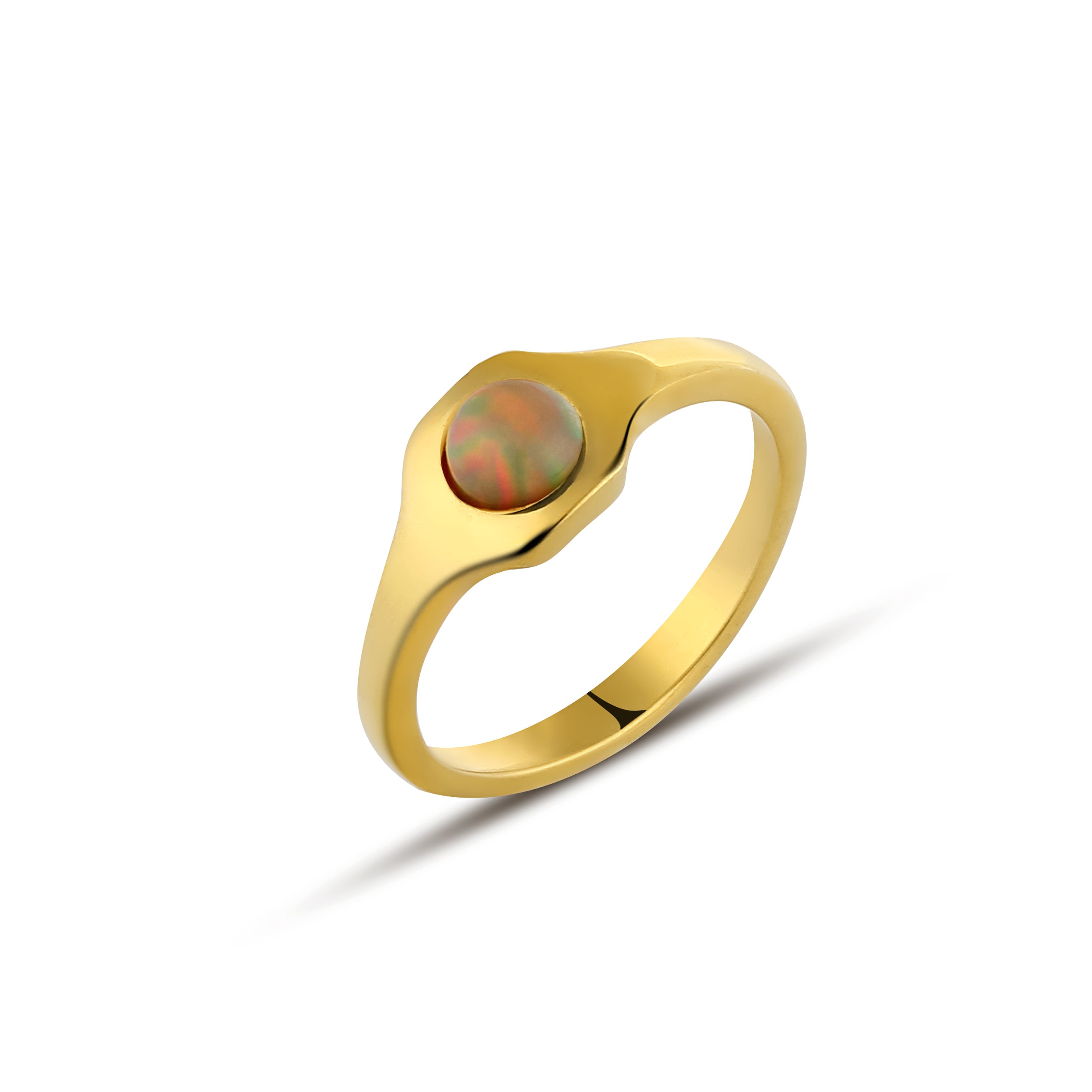 Tina Gemstone Rng Ring in Sterling Silver