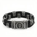 Triple Bubble-lock Eagle Bracelet in Sterling Silver