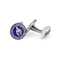 Trojan Helmet Cufflinks in Sterling Silver