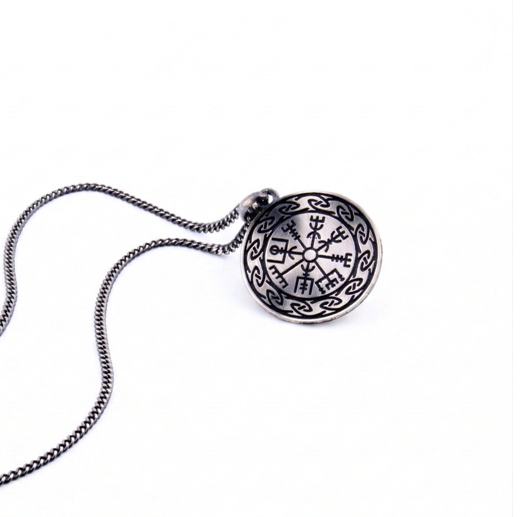 Viking Protective Talisman Necklace in Sterling Silver