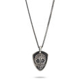 Viking Protection Skull Sh Necklace in Sterling Silver