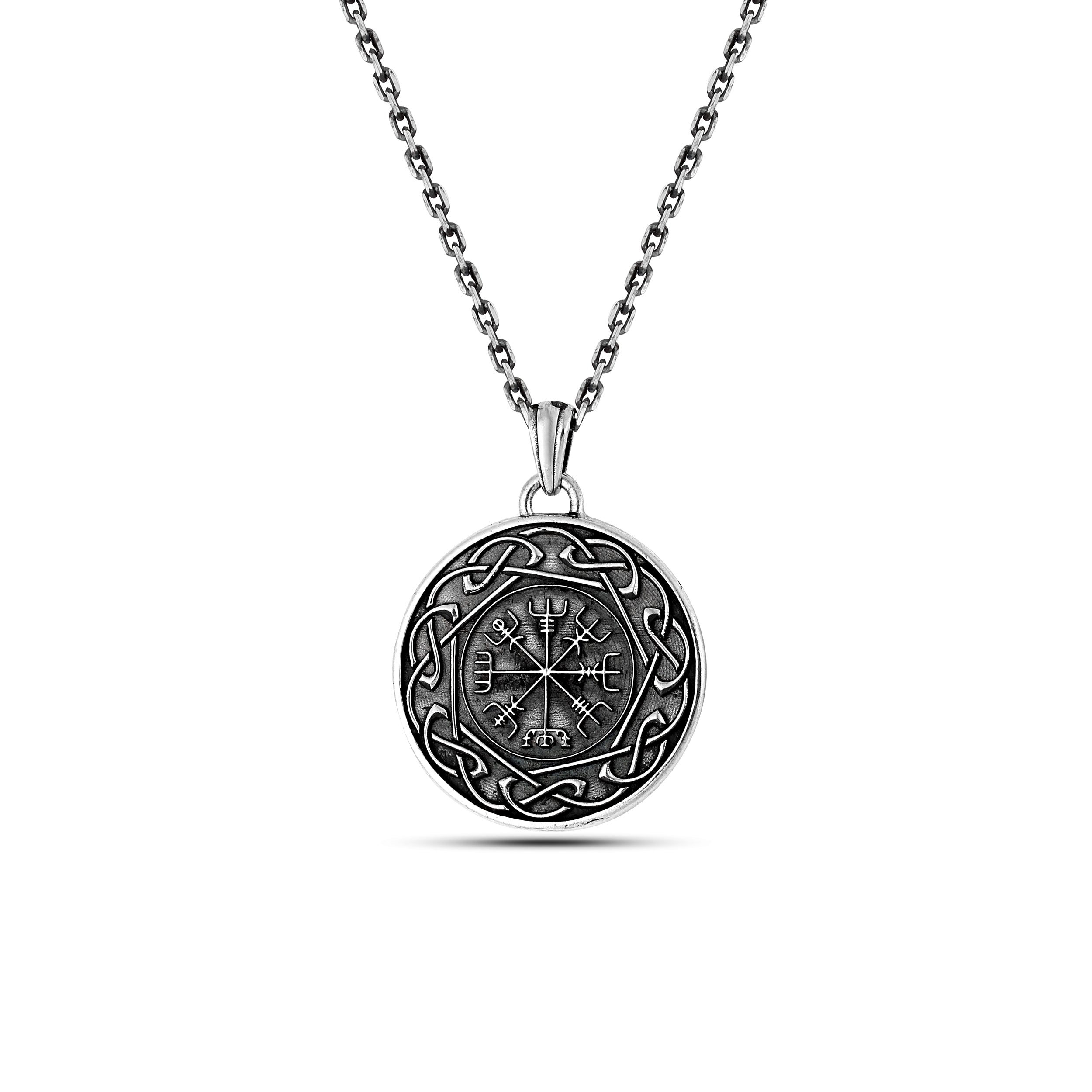 Viking Norse Necklace in Sterling Silver