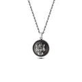 Warrior Chain Shield Panther 3D Necklace in Sterling Silver