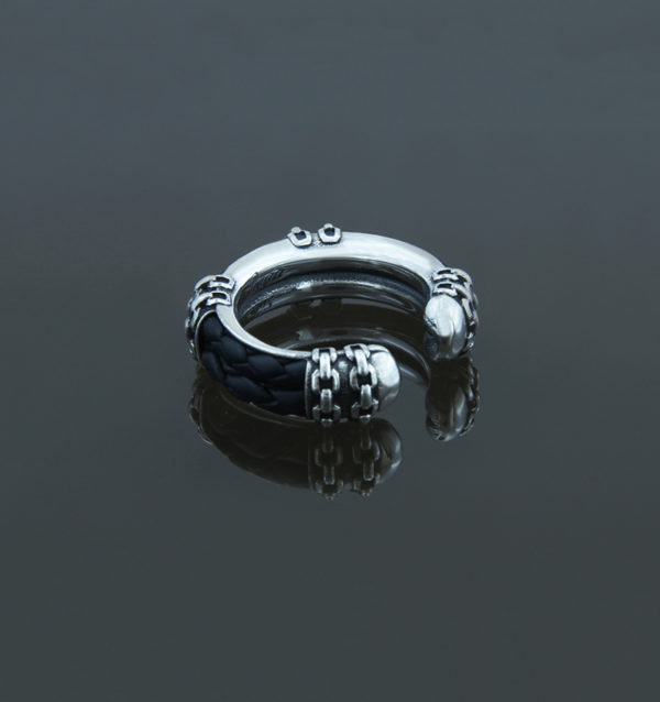 DOUBLE 3MM LEATHER – BLACK B